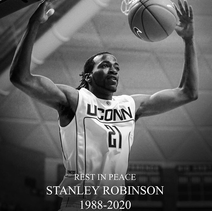 TheMajok's tweet photo. This can’t be real.. so heartbreaking. One of my favorite players of all time. 😢 UCONN LEGEND FOREVER! RIP STICKS. https://t.co/cYNzjqTIjt
