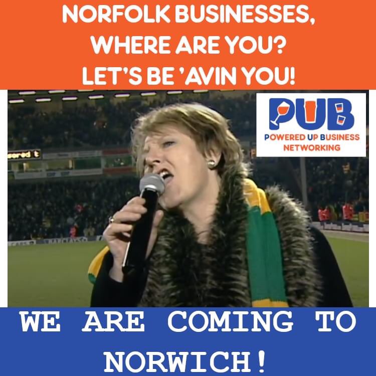 Fingers crossed, come October, we will be coming to you live from a pub in Norwich.

Stay tuned!

#Norwich #Norfolk #BusinessNetworking