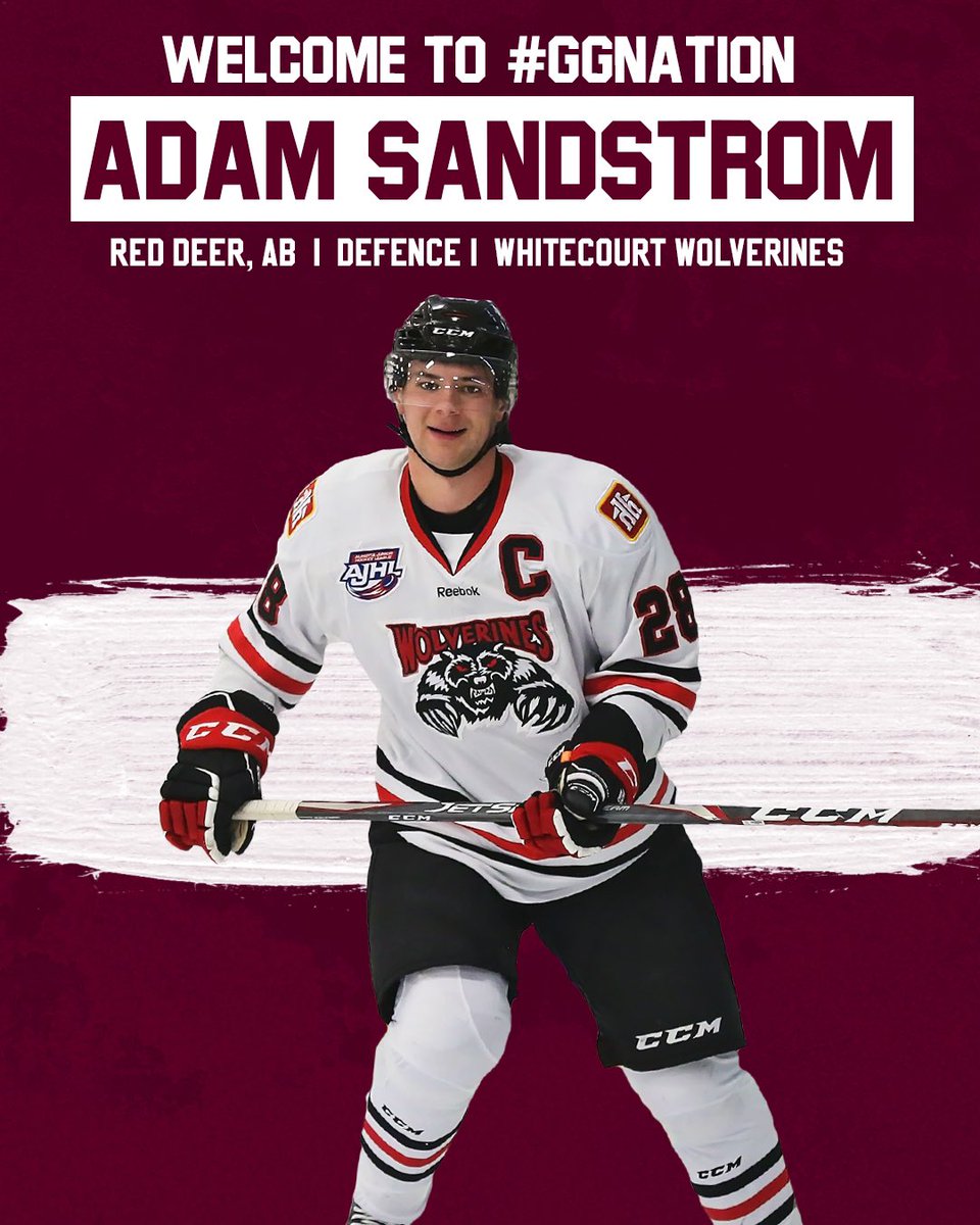 GeeGeesMHKY's tweet photo. We are excited to announce that former @WolverinesJrA captain, @Sa17Adam has committed to the Grey and Garnet for the 2020-21 season. Welcome Adam! https://t.co/M5lH9X7phR