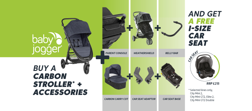 PreciousLittleOne on X: "✨ Check out the Baby Jogger's Carbon Stroller and Accessory bundle which includes a FREE car seat! ✨ Available with the City Mini 2, City Mini GT2, 2