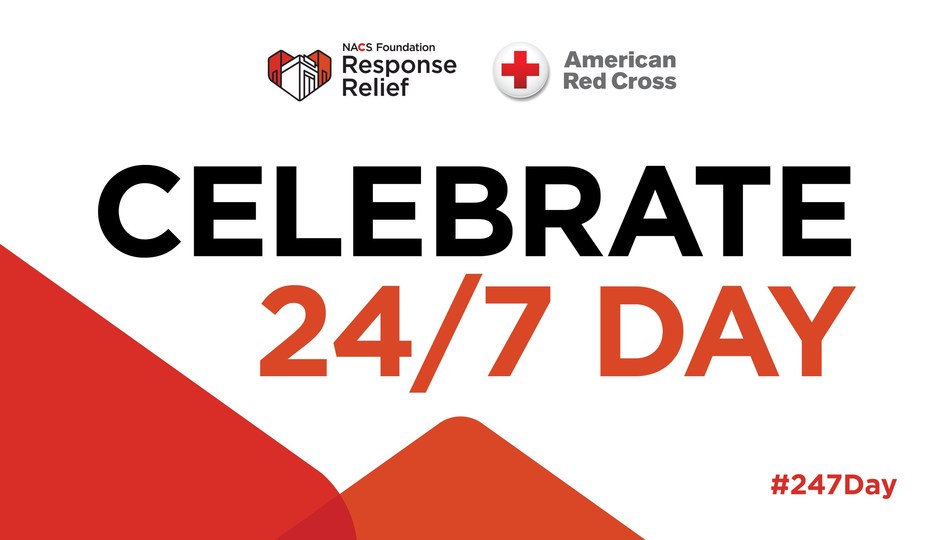 911NENA911's tweet photo. Over 15,000 convenience stores across the country are recognizing 911 professionals this Friday, July 24, in the 2nd annual #247Day, offering a free drink or snack in appreciation for their invaluable public service. #WeHeartHeroes @NACS_Foundation https://t.co/qNq7a7q4Pv https://t.co/4JEEhCM3el