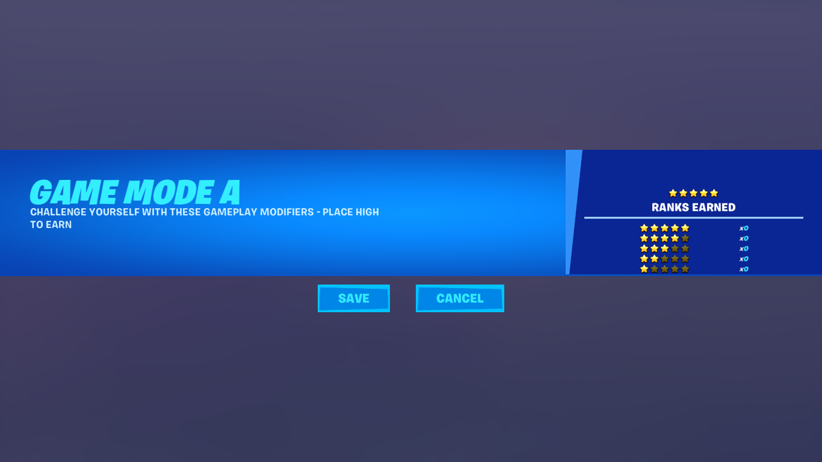 spedicey1's tweet photo. heres a different (possibly scrapped) menu for "hardcore modifiers"

clicking any of the buttons below crashes the game https://t.co/xEAotOomkL