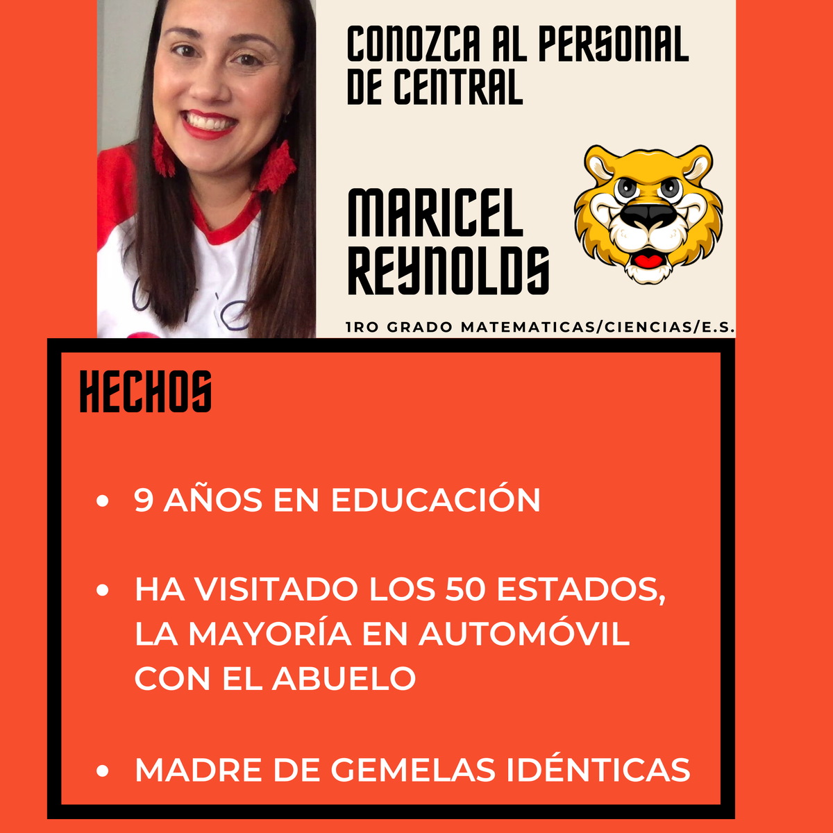 CentralCFB's tweet photo. 1st Grade: Meet the wonderful teachers and staff at Central Elementary!

1er Grado: Conozca a los maravillosos maestros y personal a Central Elementary! https://t.co/4h6vPmvaxM