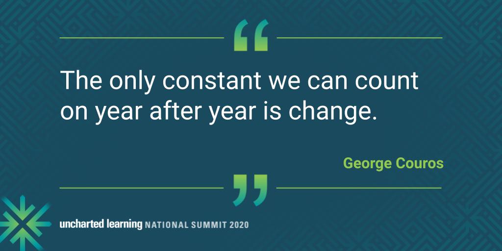Just finished the opening keynote with <a href="/gcouros/">George Couros</a> -- if you want to see more impactful stories and quotes, be sure to tune in to his #ULsummit2020 workshops at 11:30AM, 1PM, and 2:30PM CST . Comment below your takeaways from the keynote! #KickStart4Life #INCpitch2020
