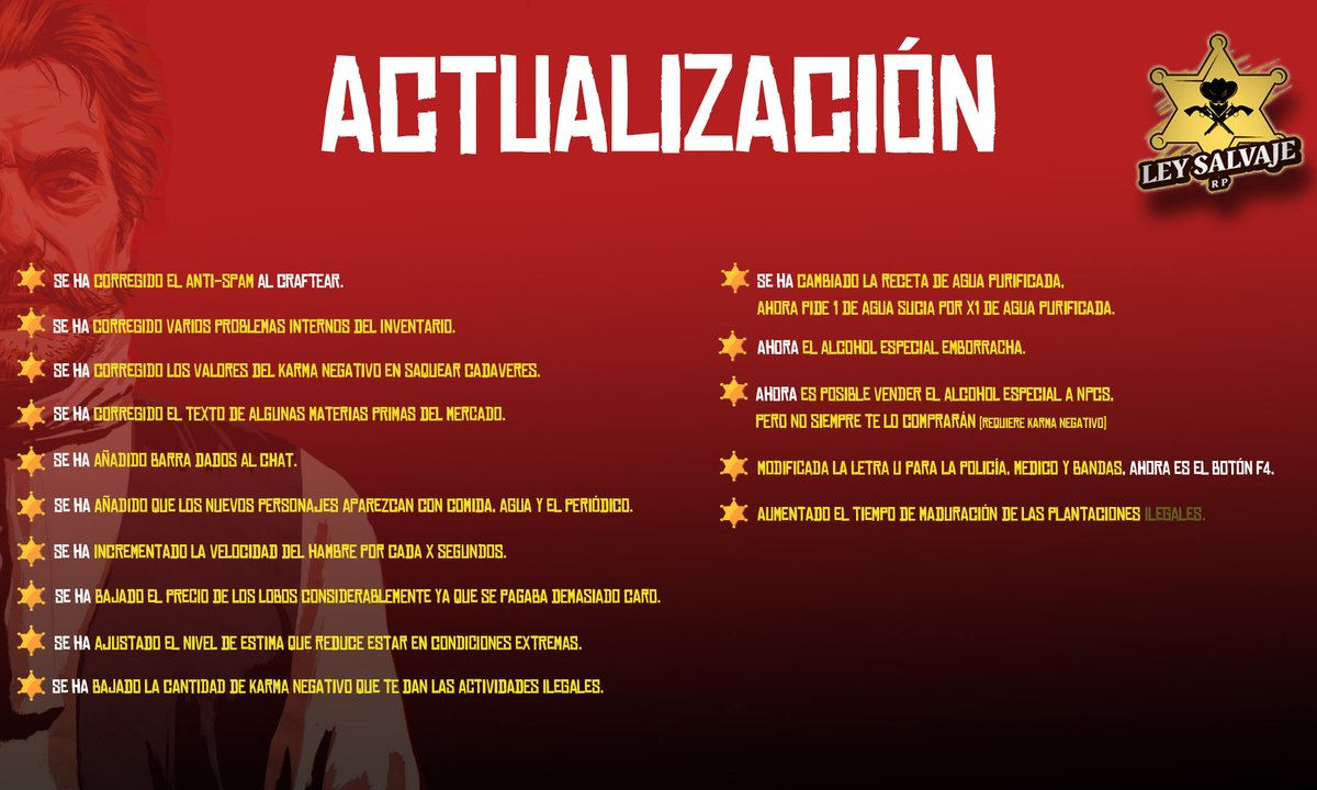 Ley Salvaje RP (@Ley_Salvaje_RP) / Posts / X
