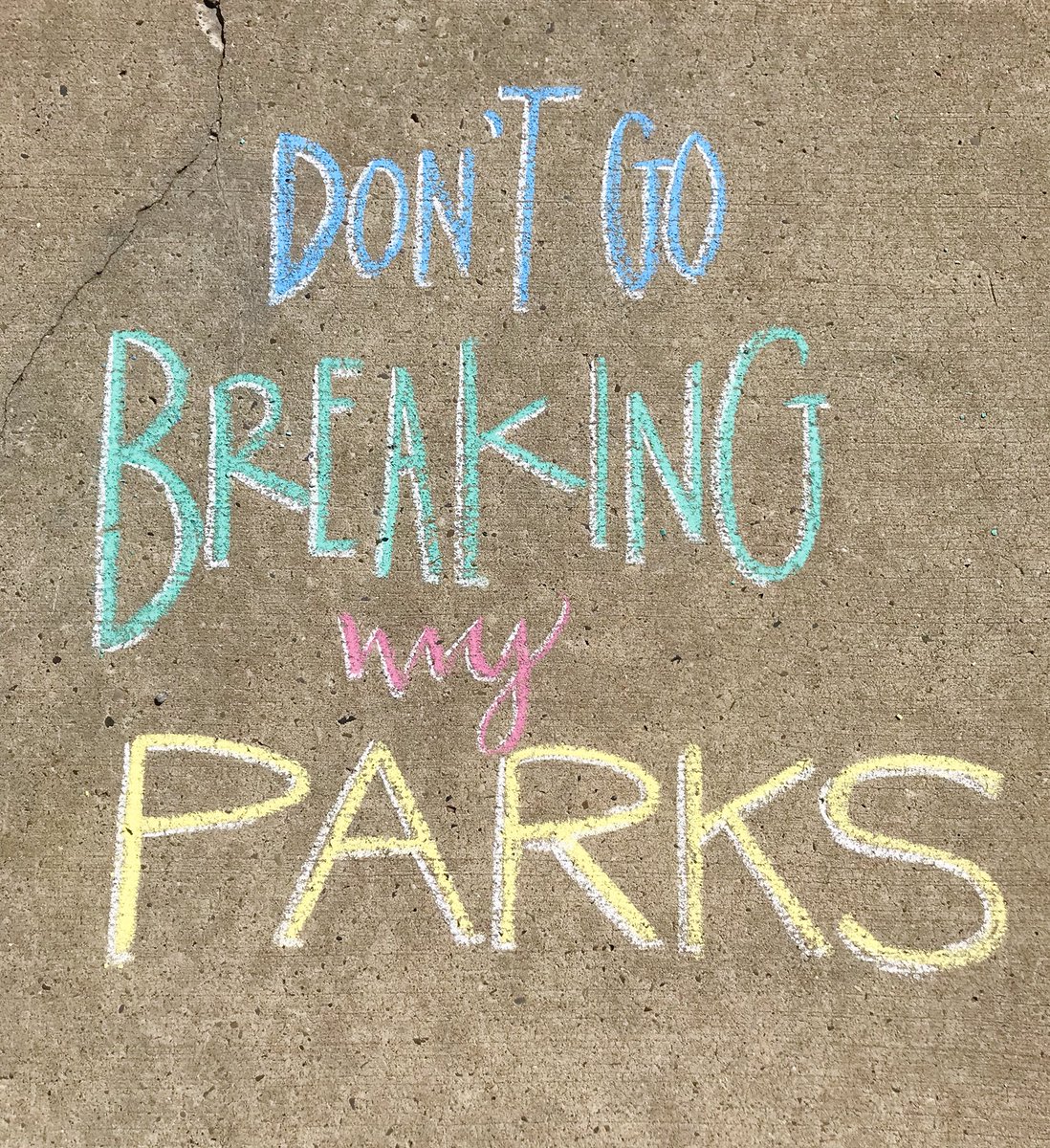 cjmelenchuk's tweet photo. Spreading the message... @RachelNotley #dontgobreakingmyparks #SaveOurParksAB #SaveABParks #IUseAlbertaParks #IUseABParks https://t.co/02PBPnQINC
