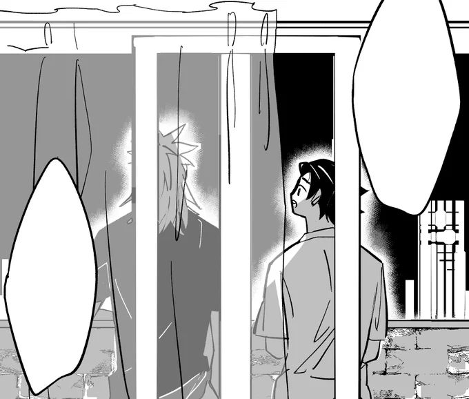 いつも背景描くのが楽しい
5階くらいに住んでて欲しい
煉炭好きだ〜んん 