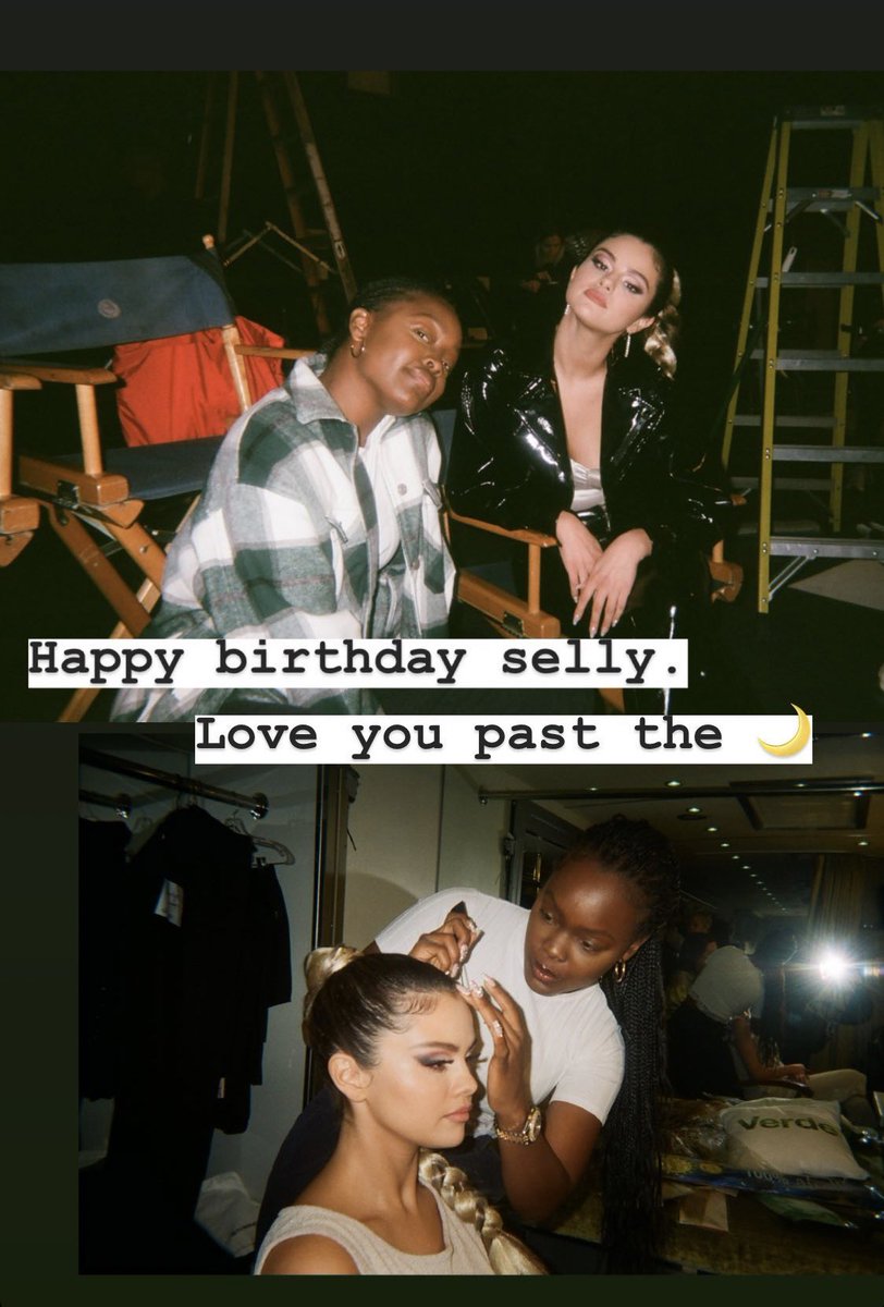 Charm La’Donna wishing Selena a happy birthday!  #28YearsWithSelena