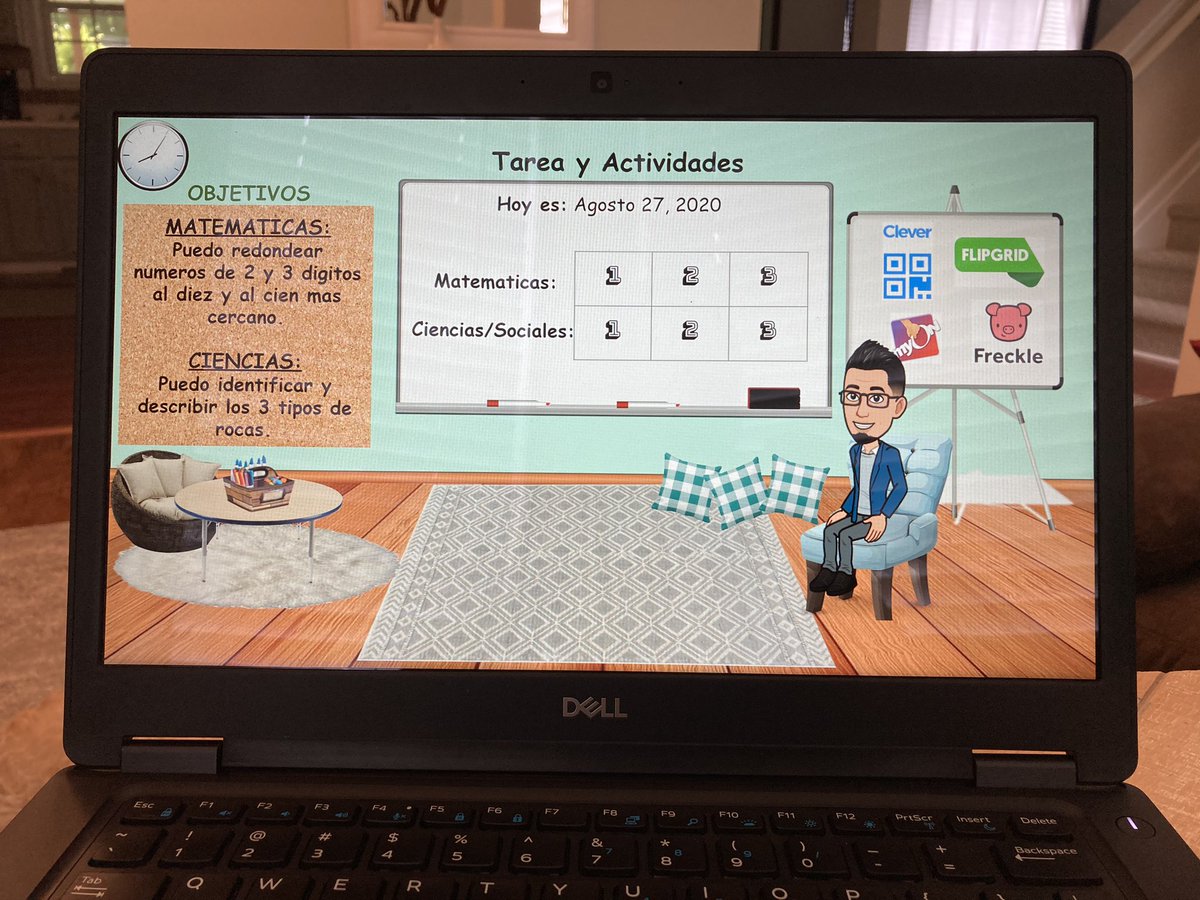 EmanuelTorralba's tweet photo. So....I’m sure many of you have seen the latest TREND....Virtual Bitmoji Classrooms using @googleslides  

Well, I had to jump on the bandwagon and here’s what I have as of now..... 😊
@hollydalerocks @CobbInTech https://t.co/OfbWS1nswo