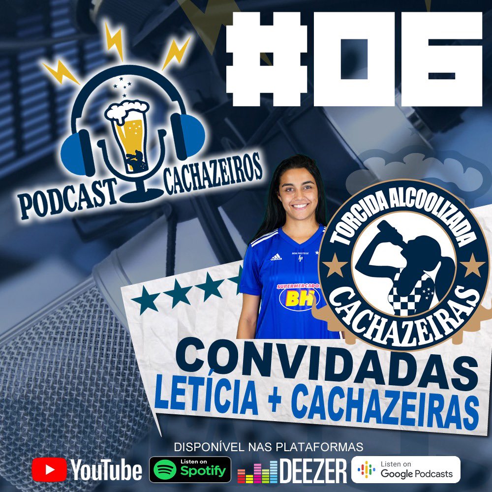 Cachazeiros's tweet photo. Saiuuuuu nosso #podcast06 com a participação da cabulosa @leeeh_oliver39 e das #cachazeiras. Não perca, acesse já https://t.co/P9VrDipRen ou procure por Cachazeiros nas plataformas Spotify, Deezer ou Google Podcasts. 🎙🦊 https://t.co/mxfS3YJDQR