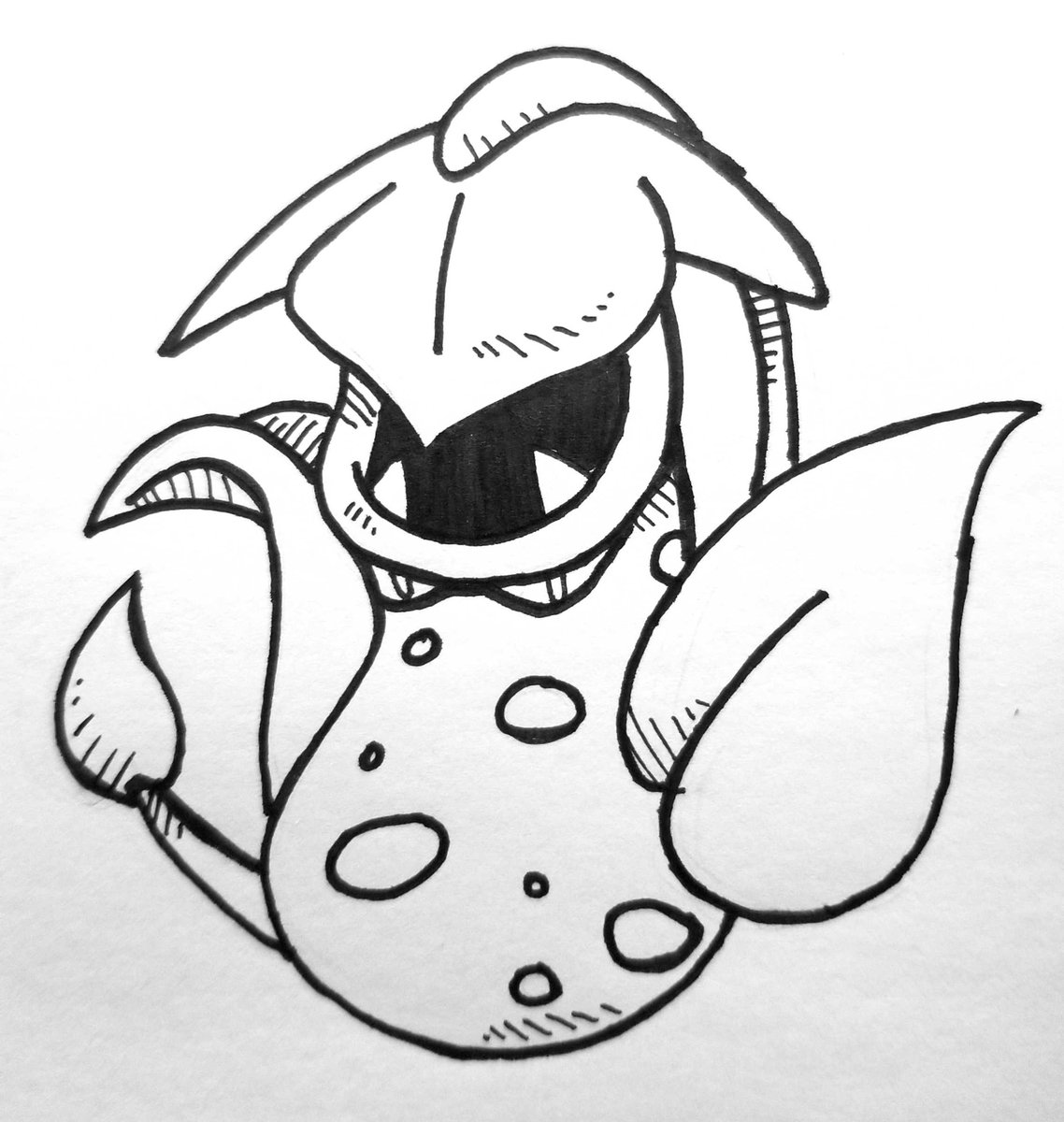 Reverrii_Pixy's tweet image. #DrawEveryPokemon
0715 #Victreebell
#Pokemon • #PokemonArt • #TraditionalArt • #Drawing