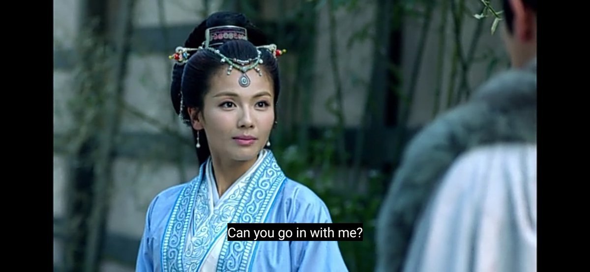 So...this is definitely not a co-incidence. She must have some gut instinct as to who Mei Changsu is. They were betrothed after all.