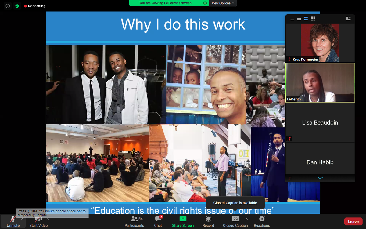 NormalIsnt_Real's tweet photo. Thank you @ablenh1 for last night's powerful @LEDERICK presentation on The Intersection of Race and Disability! #ADA30 #normalisntreal https://t.co/mlYDZldJEn