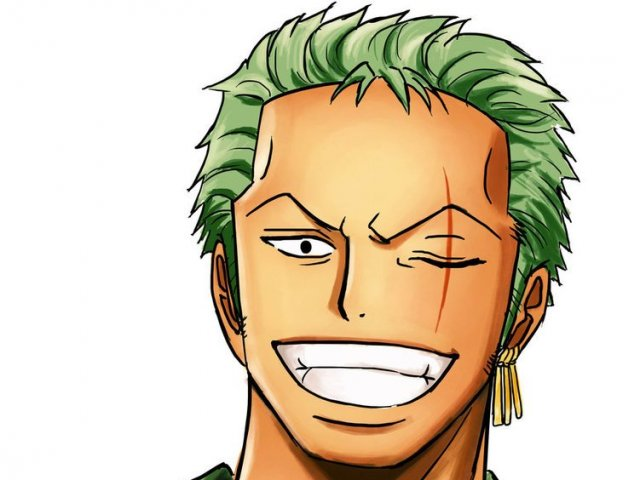 Roronoa zoro rosto frente