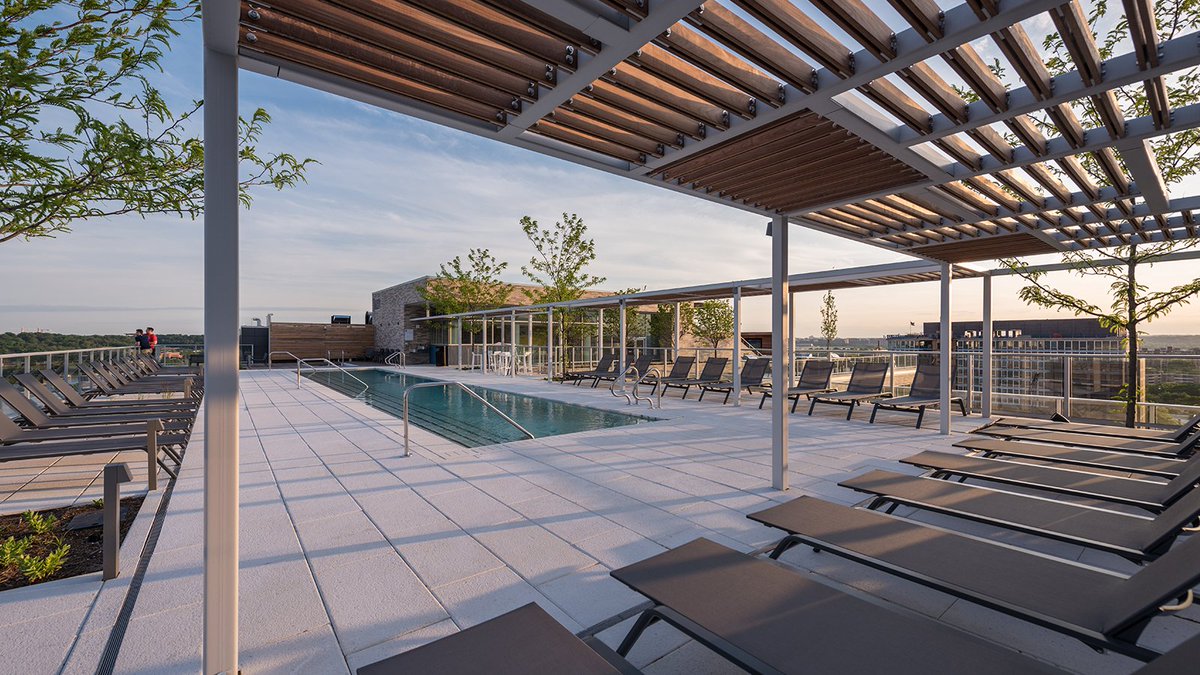 Unwind in the pool on our sprawling sundeck