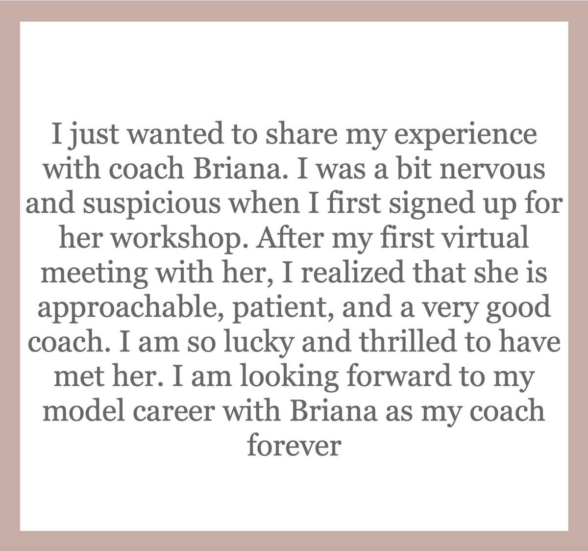 ModelVirtual's tweet image. I am blushing! 😊 Thank you so much to our client Mafouzatou for this testimonial. Being your coach is such a pleasure! ❤️