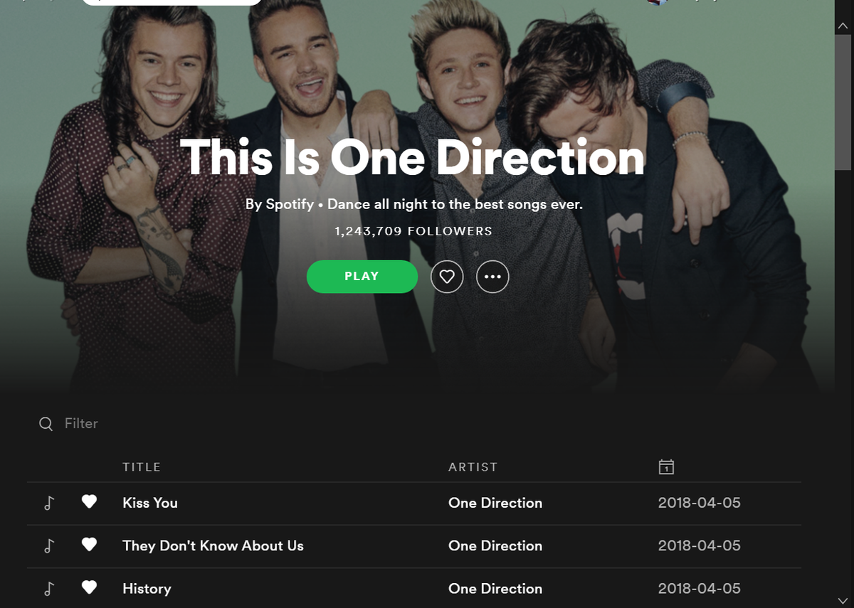 LostInWonderInd's tweet photo. the only aproppriate playlist to listen to while finishing my project for tomorrow #10YearsOfOneDirection https://t.co/AXVSFixLsi