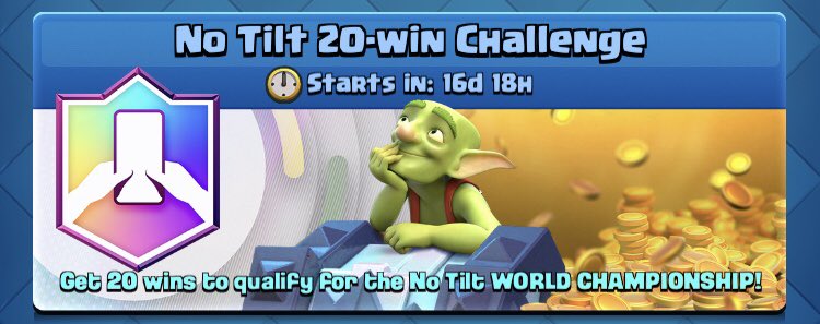 🔥🏆 Volvemos con los mejores mazos para el desafió de la <a href="/NoTiltGG/">No Tilt</a> 🥇

Los mejores mazos para conseguir las 20 WINS 🥇🔥

Como conseguirlos ⁉ ⬇ 

‼Pidelo por Md a @PHAmaralCR  o <a href="/Hansolo_CR/">Hans Alvarado</a> 📩