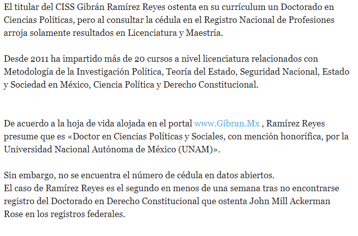 JLo_S_X_M's tweet photo. #ChocoflanGate sube de tono; No hay registro de cédula profesional de Beatriz Gutiérrez Müller. Tampoco aparece cédula de Doctorado de Gibrán Ramírez, y el título falso de Ackerman-siones.

Puro intelectual patito con esta "cuatro-te".

#LargateBarbosa https://t.co/gzXcOZD3E2