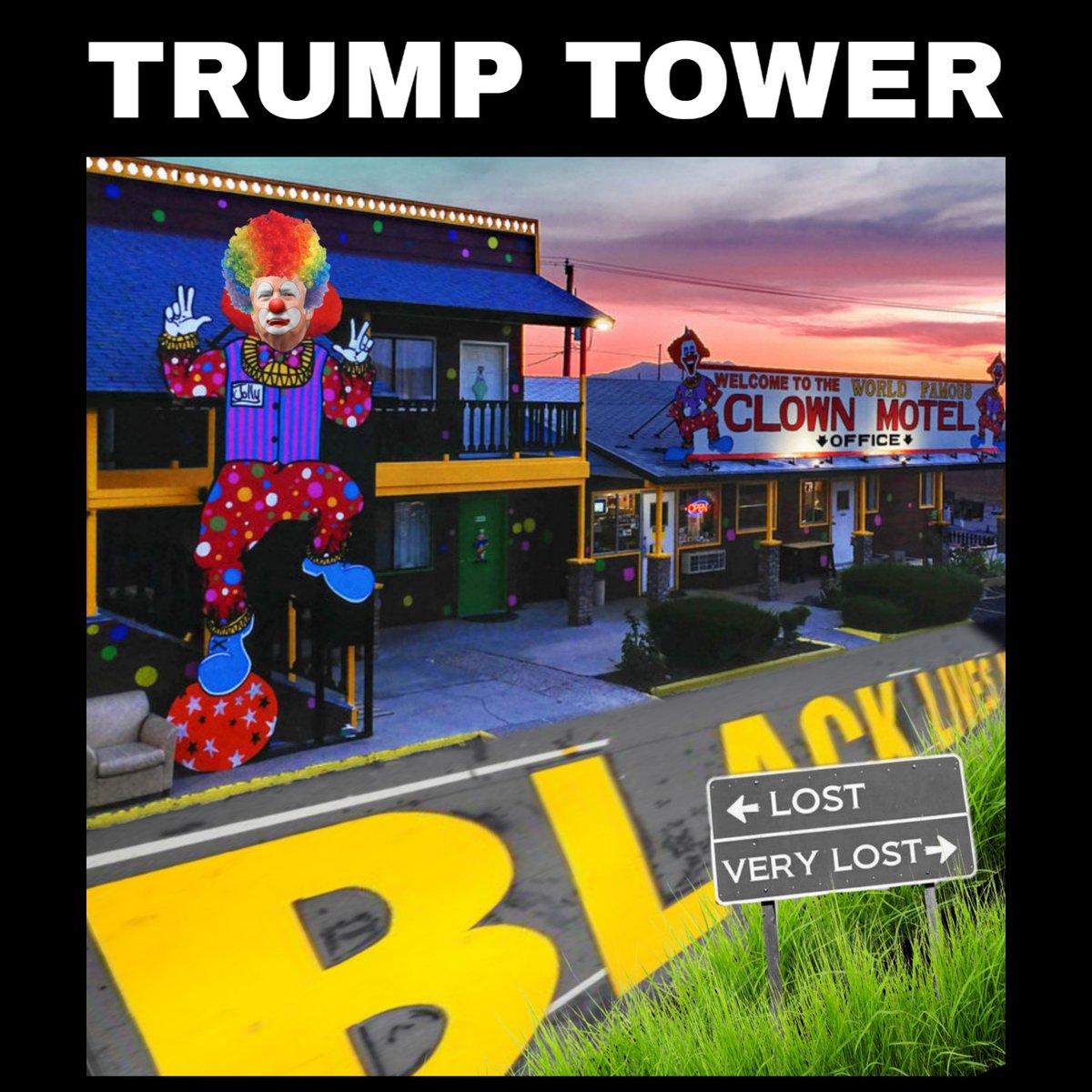 Guiltyascyn's tweet photo. @tonyposnanski The Trump family needs to move back to the Trump towers. https://t.co/PFbio3JTef