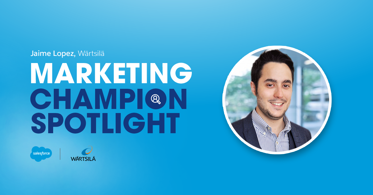 "Some say I'm a data radical, but what really drives me is transforming marketing from an art into a science."—<a href="/JaimeLopez1989/">Jaime Lopez</a>

🌟 Marketing automation user to leading a world-class data-driven marketing practice within 5 years! 🌟 #MarketingChampion

🏆:  sforce.co/MarketingChamps