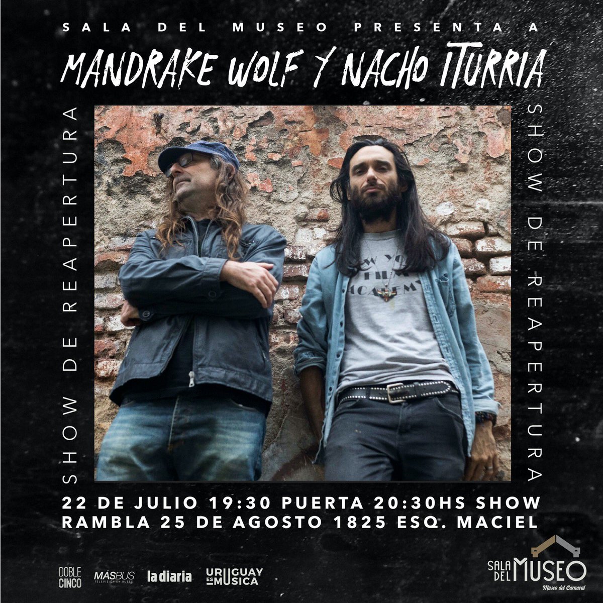 recitalesapp's tweet photo. Con este link van a poder ver el show de mandrake y nacho en la @saladelmuseo en vivo!!!!          https://t.co/blSCztz9s4 https://t.co/Rh2ogJg3SH
