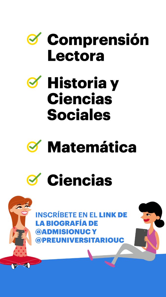 ucatolica's tweet photo. ¡IMPORTANTE! 🟡 Participa del primer ensayo masivo nacional #online de la Prueba de Transición #PDT2020, organizado por el #PreuniversitarioUC. ✍️🖥️ Revisa las fechas disponibles e inscríbete aquí: https://t.co/FGERdsnKLX https://t.co/lwbjFB6BCo