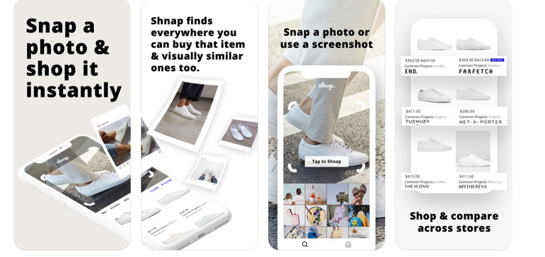 NigelFenwick's tweet photo. Visual search startup Shnap launches on mobile, Chrome https://t.co/zjIo19h8j5 #Retail https://t.co/7NWiIQibtz