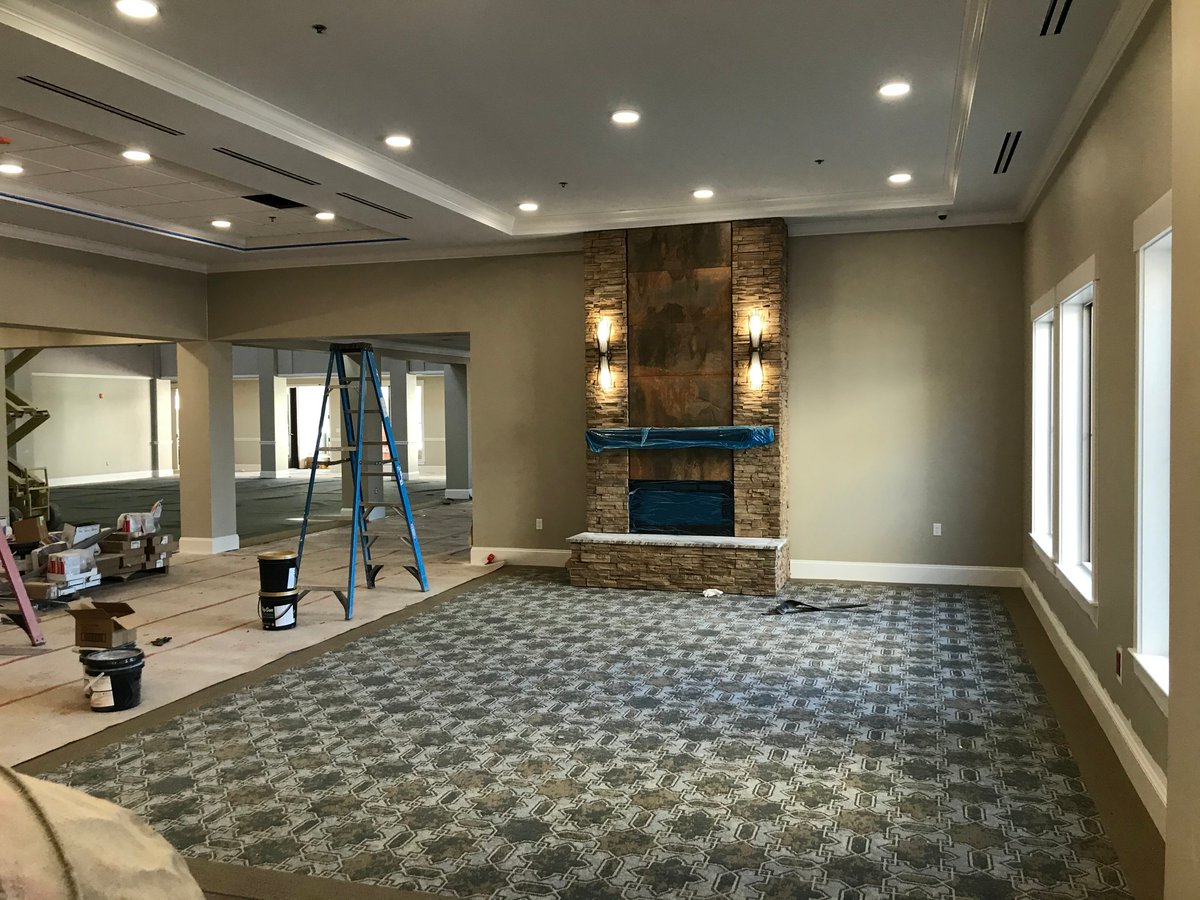 screp_llc's tweet photo. It's time for a StoneCreek of Flying Horse at Colorado Springs progress photo update! Progress is steady as the interior continues to take shape in the main building. We thank you, Lord, for the opportunities presented and can't wait to open the doors to Colorado Springs! https://t.co/Yiq2w5i0wU