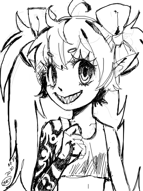 ZaaTheDemon's tweet photo. Emese babu
😍
Fun fact, she was born with tattoos. Her arm art can takes energy away from others. Not from everyone, but
from those who are sensitive to it.
#originalcharacter #art #drawing #digitalart #zaathedemonoc #demon #Emese #tegakie #sketch https://t.co/5YIpF6WzEY