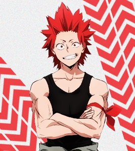 Kirishima thread but his teeth get sharper as you scroll 