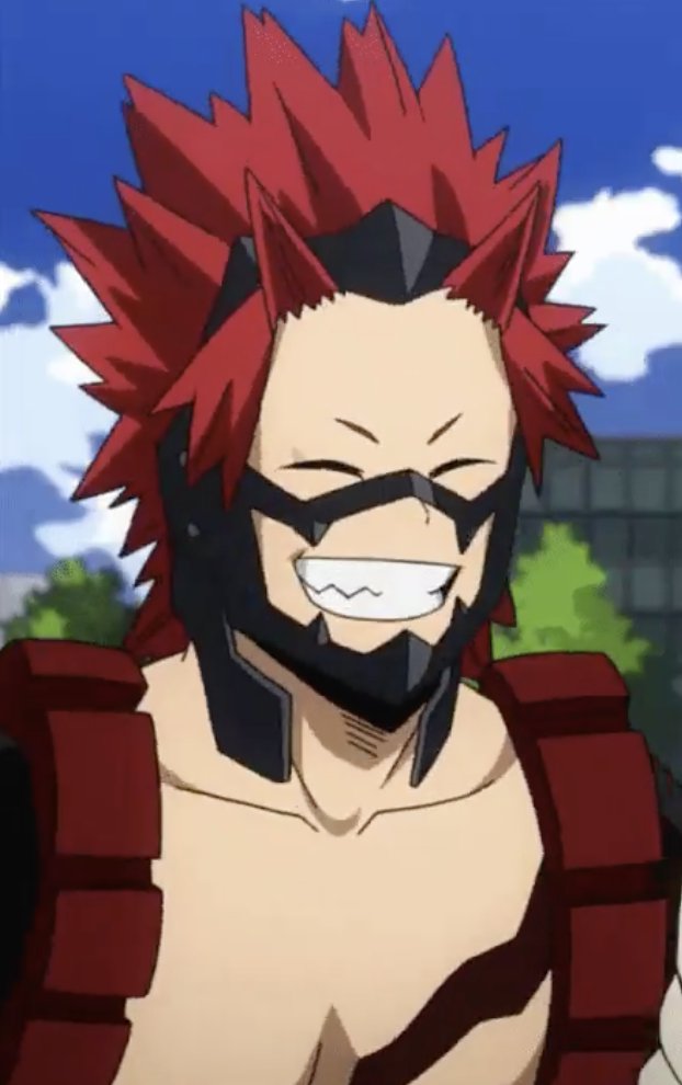 Kirishima thread but his teeth get sharper as you scroll 