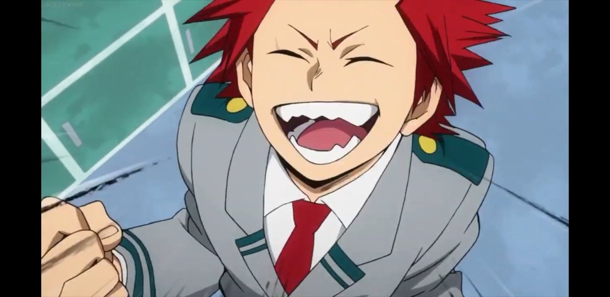 Kirishima thread but his teeth get sharper as you scroll 