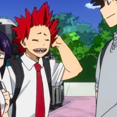 Kirishima thread but his teeth get sharper as you scroll 