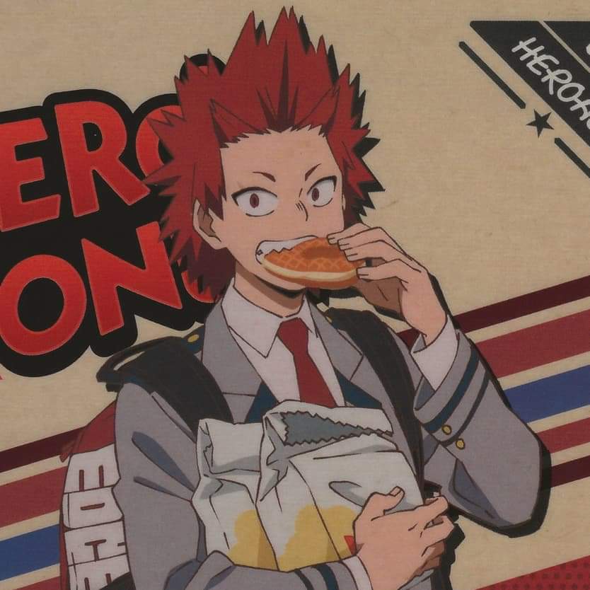 Kirishima thread but his teeth get sharper as you scroll 