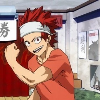 Kirishima thread but his teeth get sharper as you scroll 