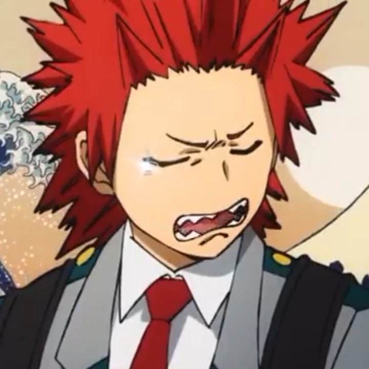 Kirishima thread but his teeth get sharper as you scroll 