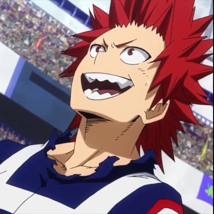 Kirishima thread but his teeth get sharper as you scroll 