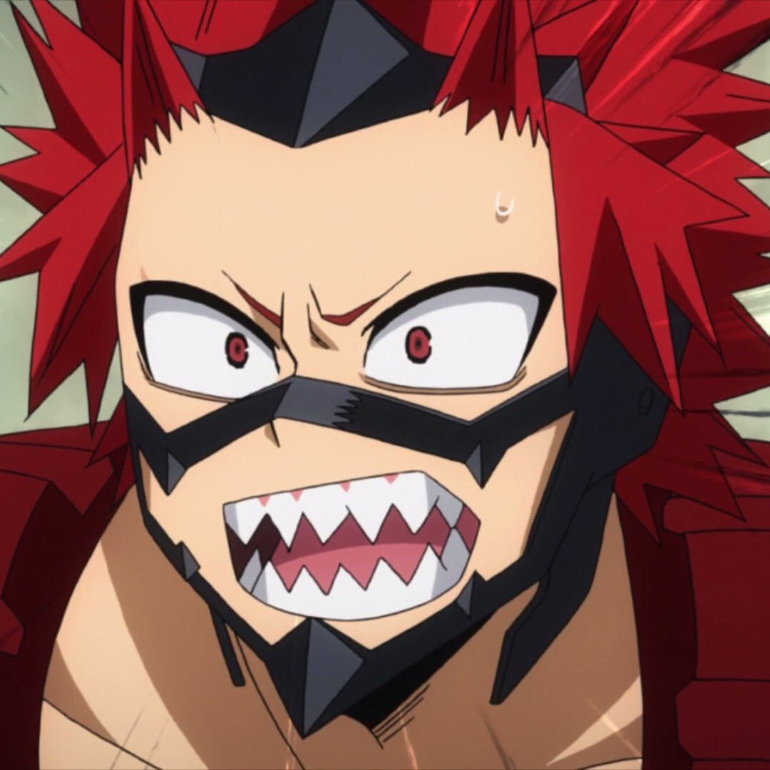 Kirishima thread but his teeth get sharper as you scroll 
