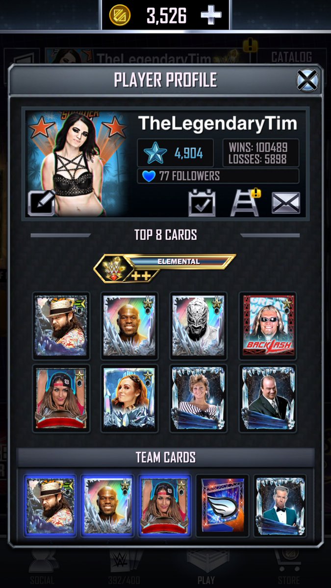 Tim_3600_SC's tweet photo. Open to serious offers #WWESuperCard https://t.co/qpR3BcE8fW