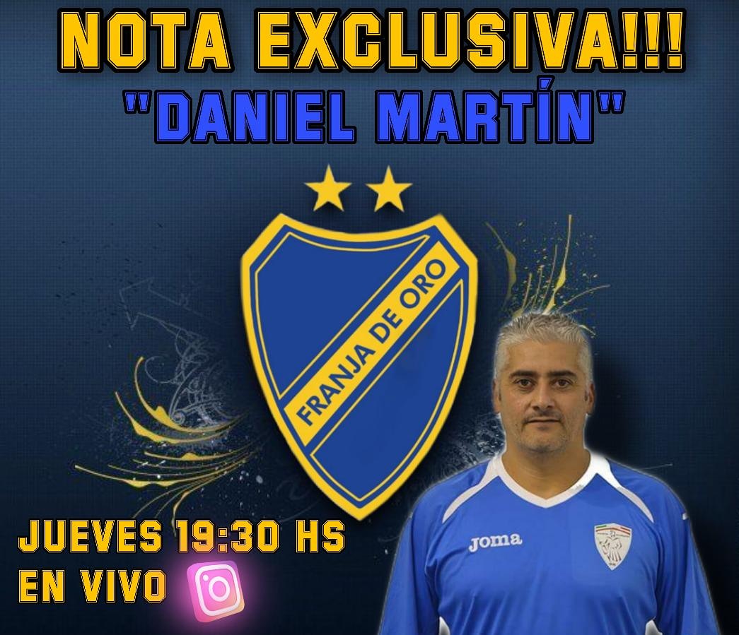 📢 Este jueves se viene una charla en vivo con la leyenda del futsal...Daniel Martin... por cuestiones de diferencia horaria lo estaremos haciendo más temprano, 19:30hs.

Lxs esperamxs!

#fdoquedateencasa
#FDOtodxsjuntxs

💙💛💙