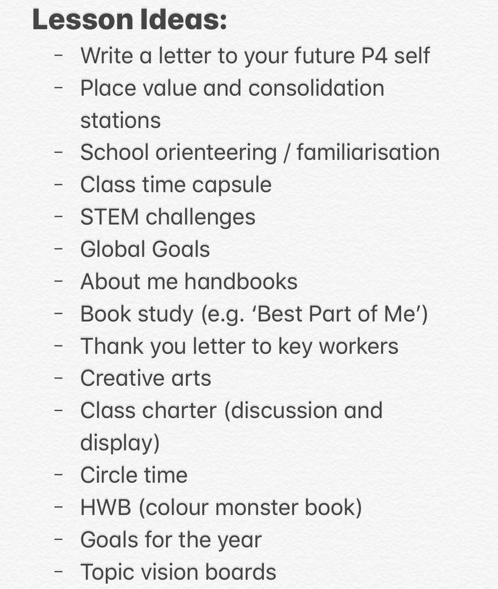 _MissHawes's tweet photo. Thank you so much to everyone who sent me lesson ideas for the first few weeks back! I really appreciate it ☺️ #NQT #Primary4 @Shimmielda @MrTs_NQTs @TissierPt @LisaMacleodCT @MRMICT @km_harri @MrsMTeaching @mclennan_mr @MissWilliamsPE1 (and all those on Instagram) https://t.co/EPGuCv8TMc