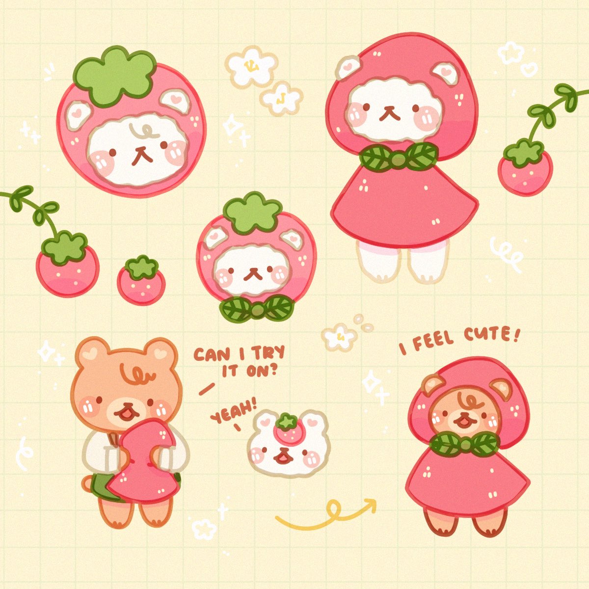 but what if...strawberry cape 🍓