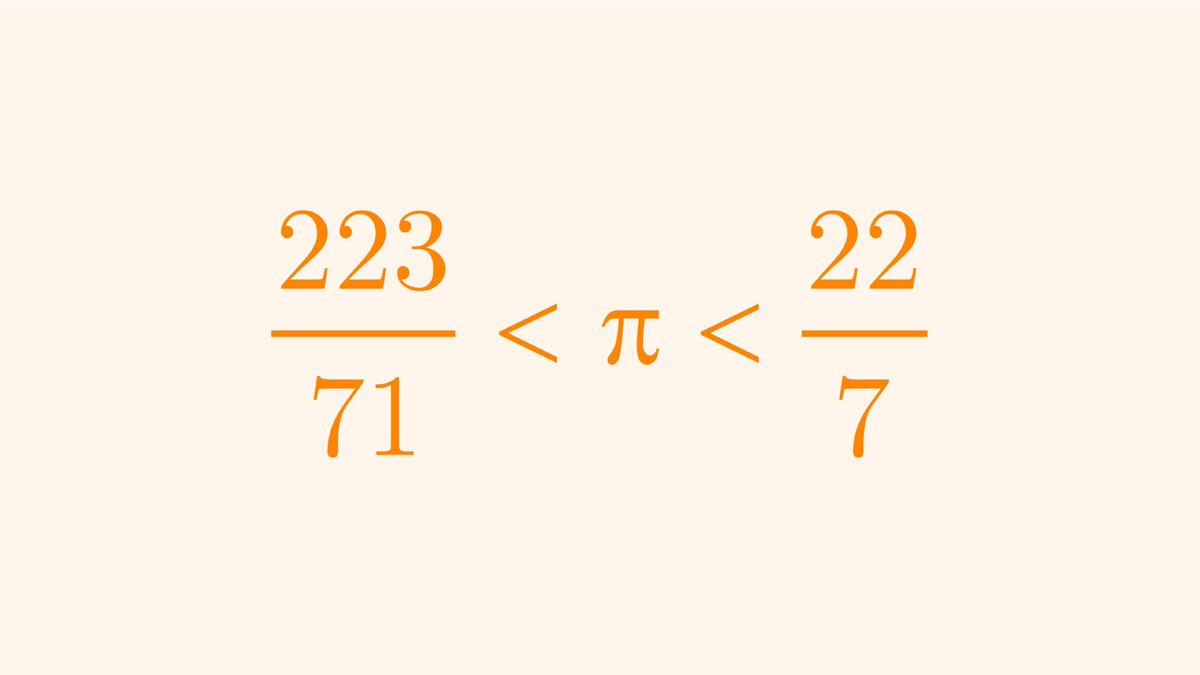 Maths Ed Twitter પર 22 July 22 7 Happy Upper Bound Of Archimedes Piapproximationday Circumscribing And Inscribing A Circle With A 96 Sided Polygon Archimedes Found P Lies Between 223 71 And 22 7 As Beautifully