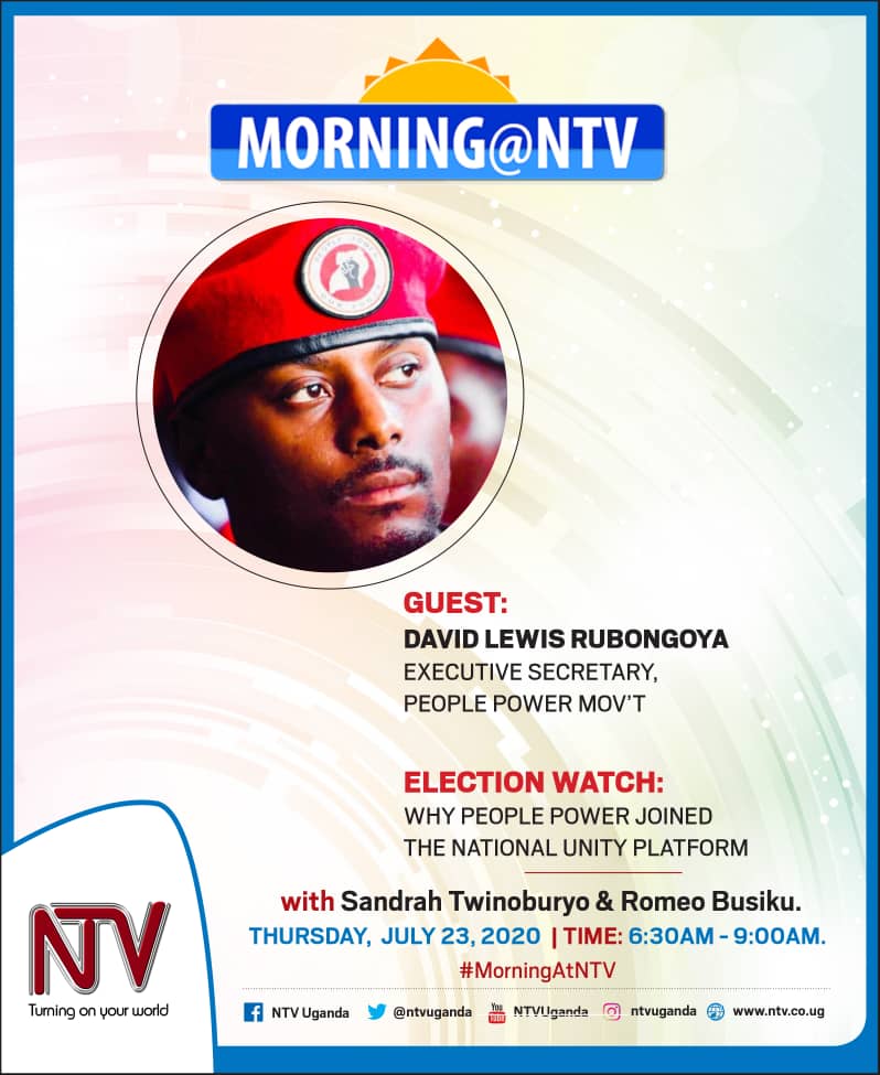 Ntv Uganda Join Us Early Tomorrow Morning As We Delve Into The Move By The Peoplepower Pressure Group To Be Part Of The Political Party Known As The National Unity Ntv Uganda Join Us Early Tomorrow Morning As We Delve Into The Move By The Peoplepower Pressure Group To Be Part Of The Political Party Known As The National Unity