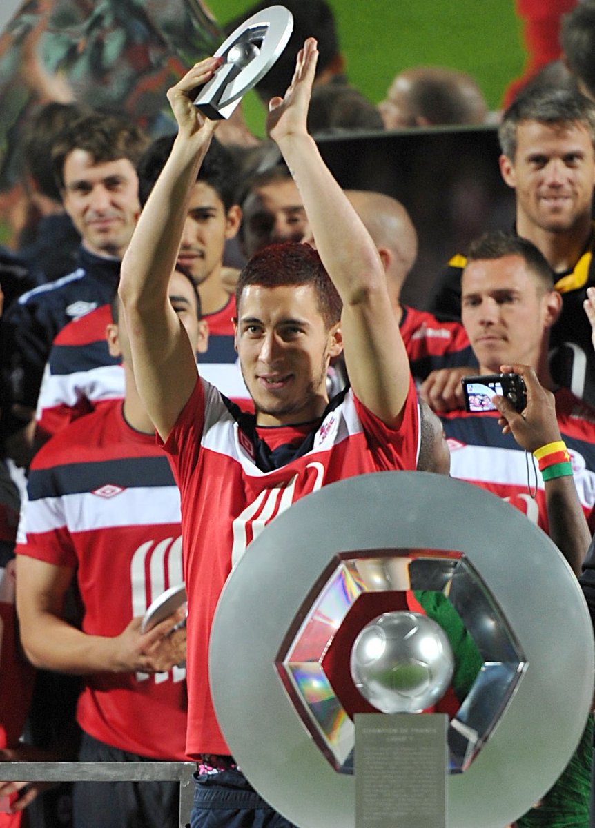 Photos I forgot to add, from when Eden won the double together with Lille :)