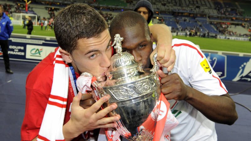 Photos I forgot to add, from when Eden won the double together with Lille :)