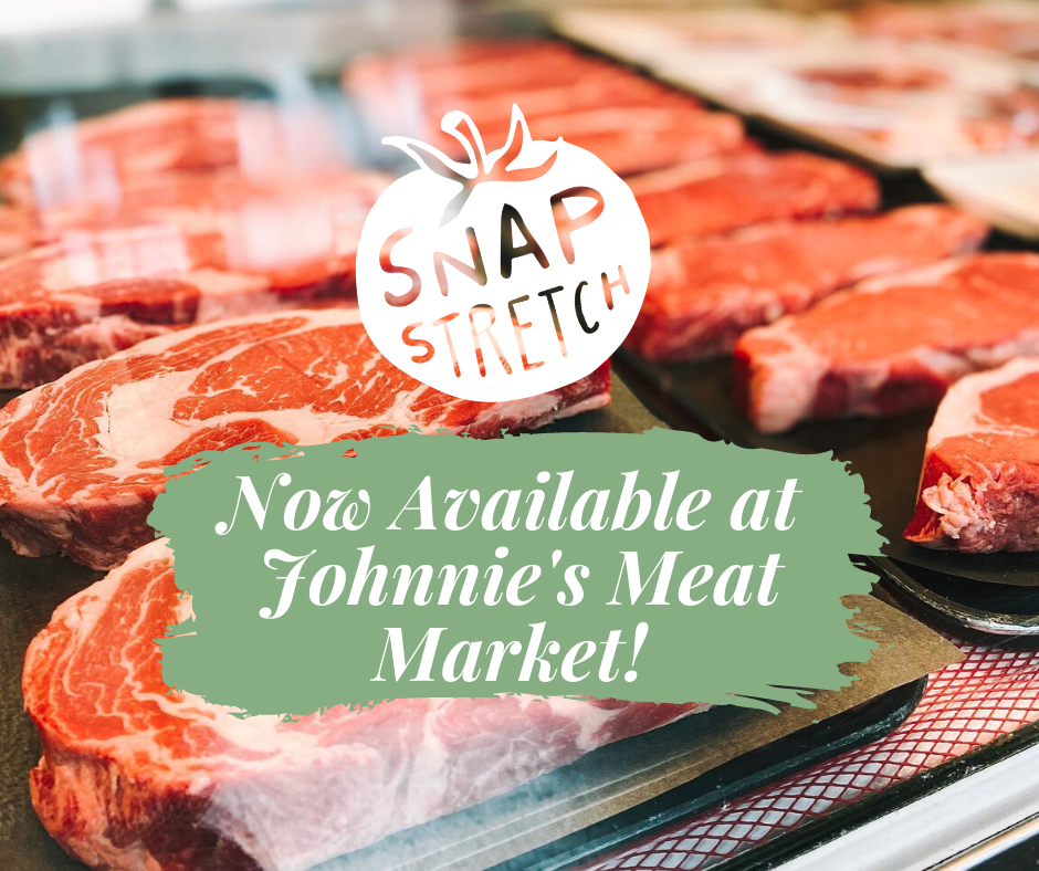 Johnnie's Meat Market is now a participating partner with the SNAP Stretch program!

Go straight to Johnnie's to use your EBT or P-EBT card directly on eligible SNAP Stretch products! 

This is in addition to Capitol Market's SNAP Stretch for local produce 🍅