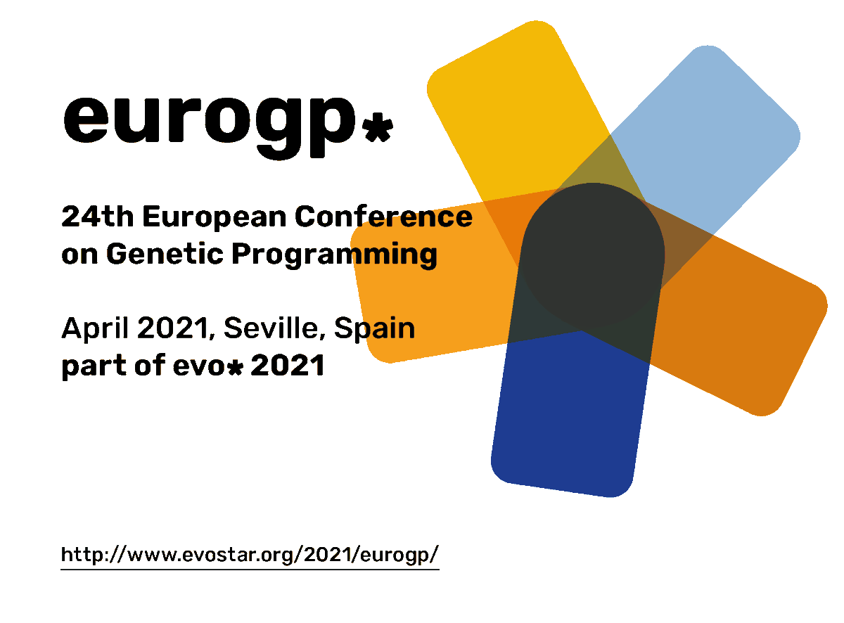 EvostarConf's tweet photo. Are you doing research with/on #GeneticProgramming? Submit your work to #EuroGP 2021, the premier and oldest annual conference devoted specifically to GP. Held in Seville, Spain, April 7-9, 2021. #CfP: 👉 https://t.co/V7Qhoqljpe https://t.co/InSZivm3LL