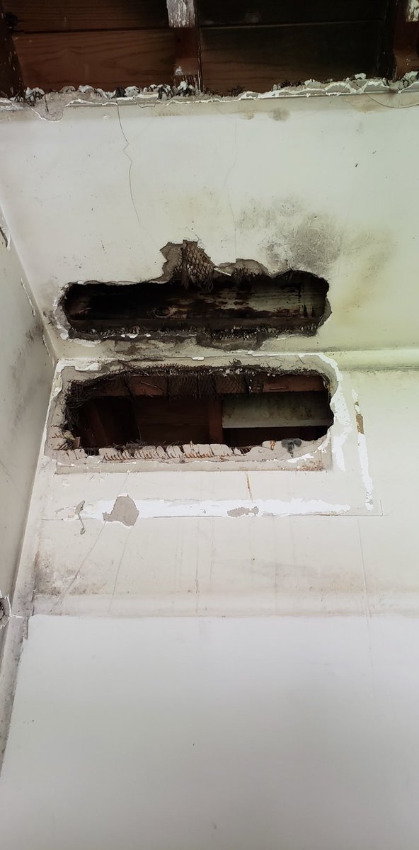TONERhm's tweet photo. I have to understand the current behaviors on remodels before we put new parts and pieces in place that are meant for tight homes. Without that consideration this new ac would have made this issue catastrophic.
#TonerHomeMatters #forensicwalkthrough #houstonconstruction https://t.co/XNbZr3qeHe